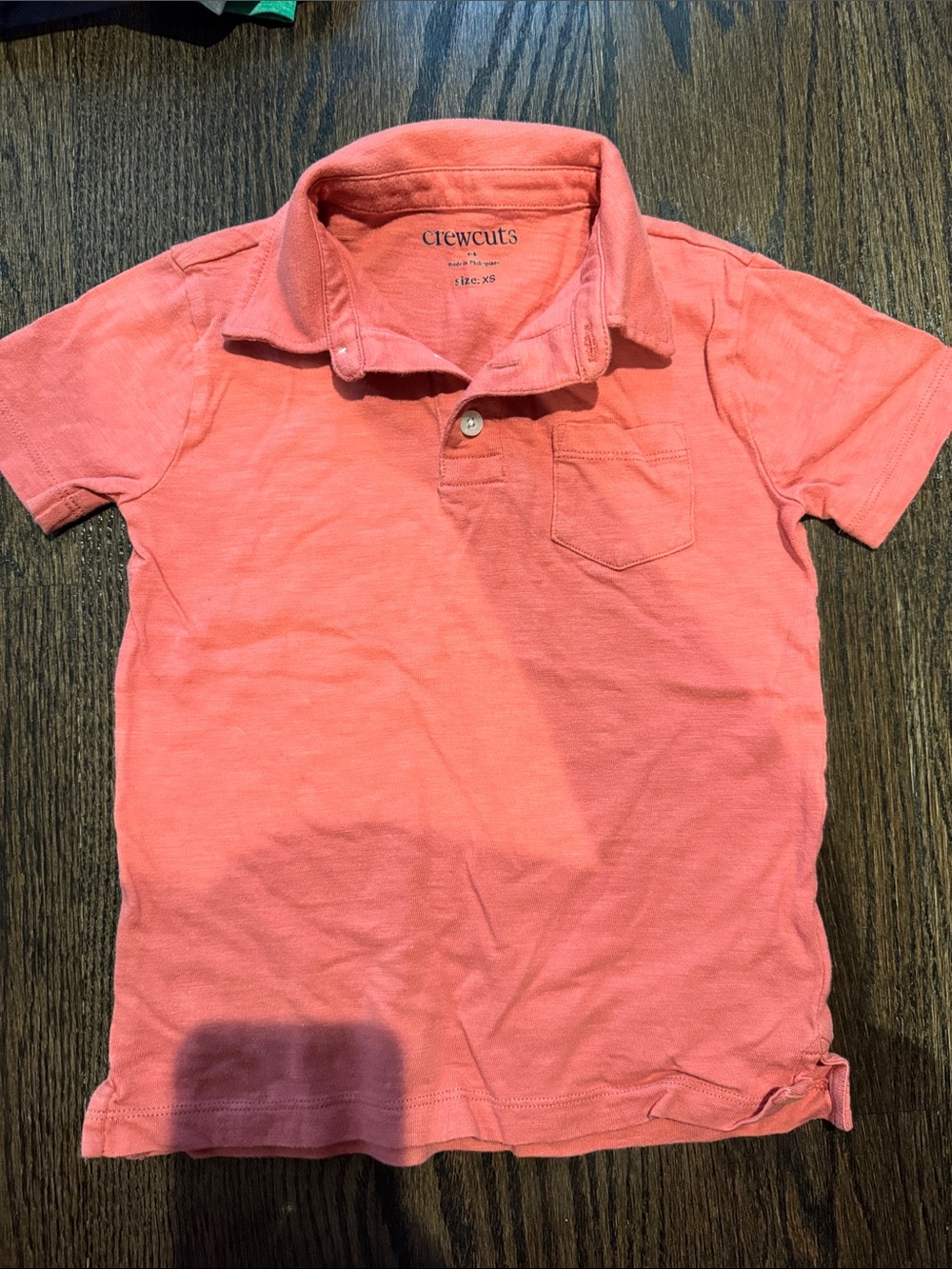 Crewcuts Coral-Pink Polo Shirt